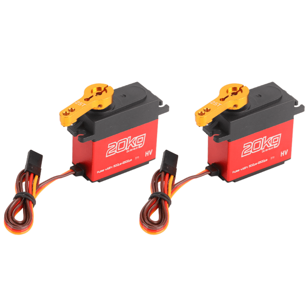 20 kg digital servo professionel høj torsion vandtæt RC bil servo med 25T metal servoarm til 1/10 1/12 RC bil