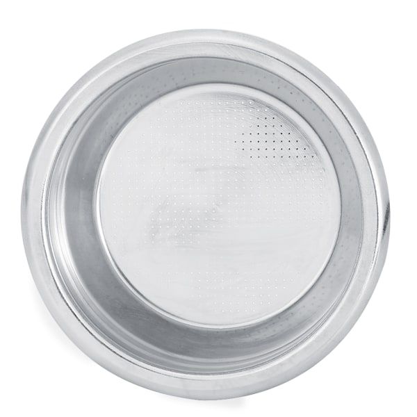 58mm Yhden ja kahden hengen huokoinen suodatinpussikorin kahvikoneen pohjaton kahva (kaksipuolinen)