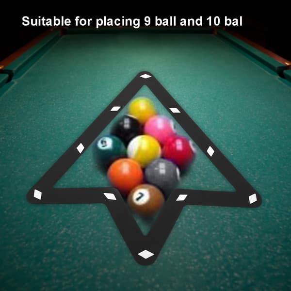 6 stk./sæt 9 & 10 Billard Rack Kugleholder Positionering Billardbord Pool Cue Tilbehør