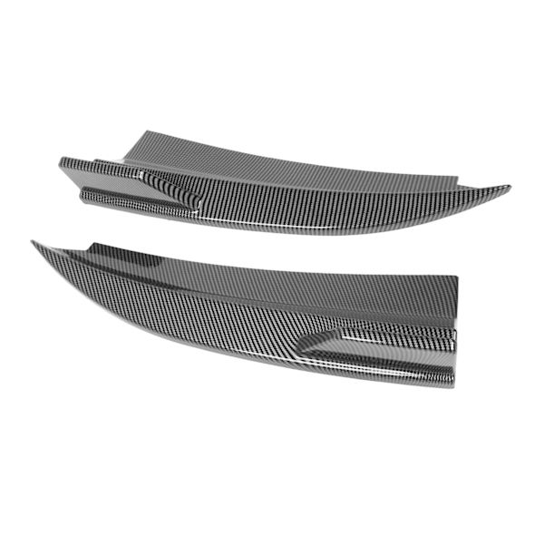 2 stk. bagkofanger side diffuser venstre højre til Benz C‑klasse Coupe C205 AMG Line C43 C63 2015 til 2021 kulfiber stil
