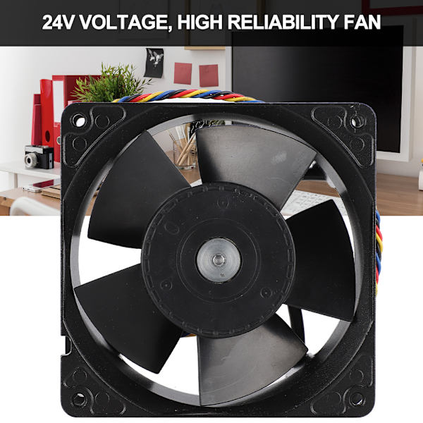 24V 11W Køleventilator med Stor Luftmængde DC Køleventilator Tilbehør til Vandpumpe Computerdel