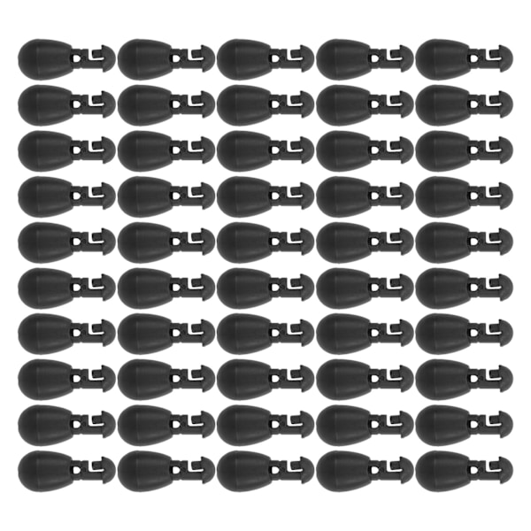 Perler til karpefiske - Matchfiske - Connectorperler for krokforbindelser - Materperler - Tilbehør til karpefiske - Svart - Stor