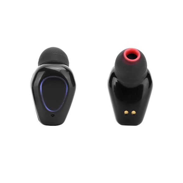 Bluetooth 5.0 langaton kuuloke urheilukuuloke handsfree InEar-nappikuulokkeet digitaalisella näytöllä (musta)
