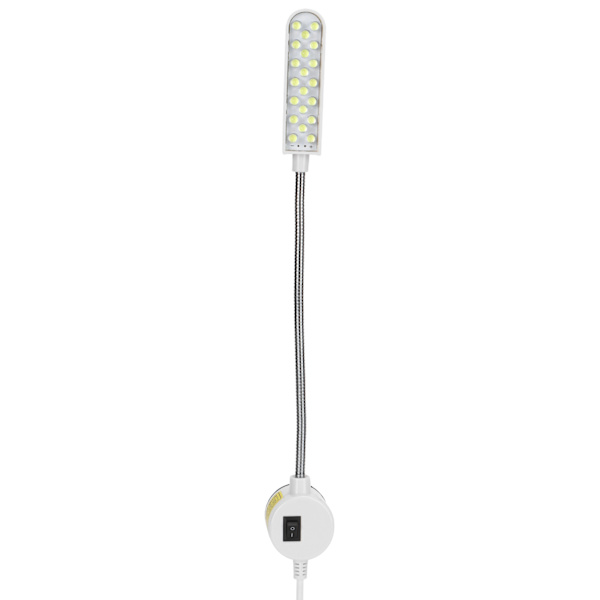 Ompelukoneen LED 20 valoa energiansäästölamppu Hanhenkaula Työvalo EU AC 110-250V