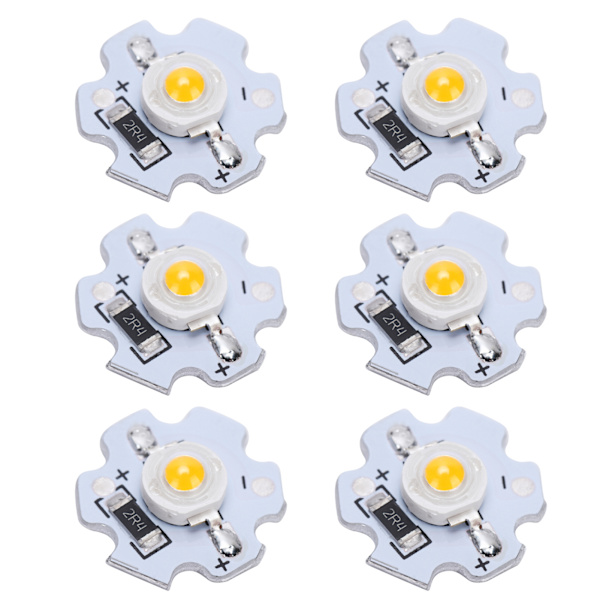 25 st 5V LED-chips 200LM 3W LED-lampor med hög effekt för DIY-belysningsarmaturer Varmvitt 3000-3200K