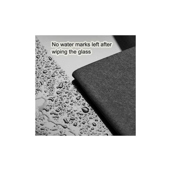 Magic Window Cleaning Cloth, 10 Pieces Thickened Magic Cleaning Cloths Strong Water Absorption Tool for Glass Car Home Kitchen Bathroom Grey