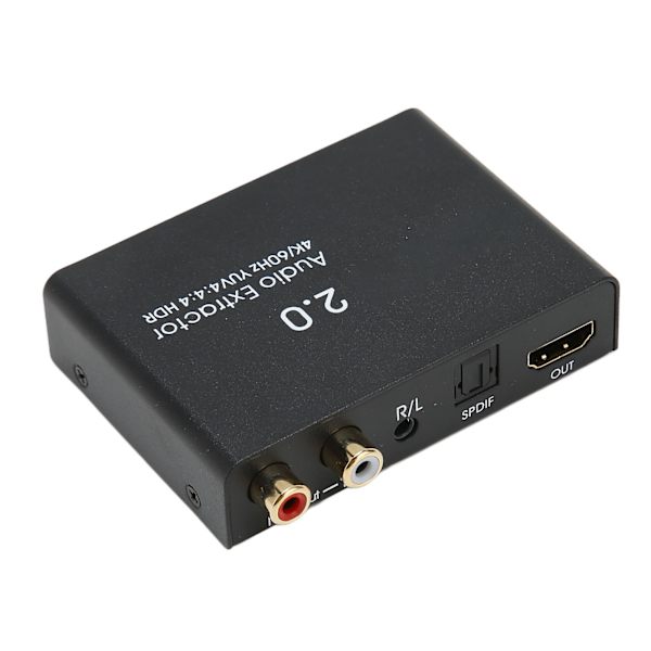 HD Multimedia Interface Lydudtrækker Splitter 4K 60Hz HD Multimedia Interface Lydkonverter Adapter US Stik 100-240V