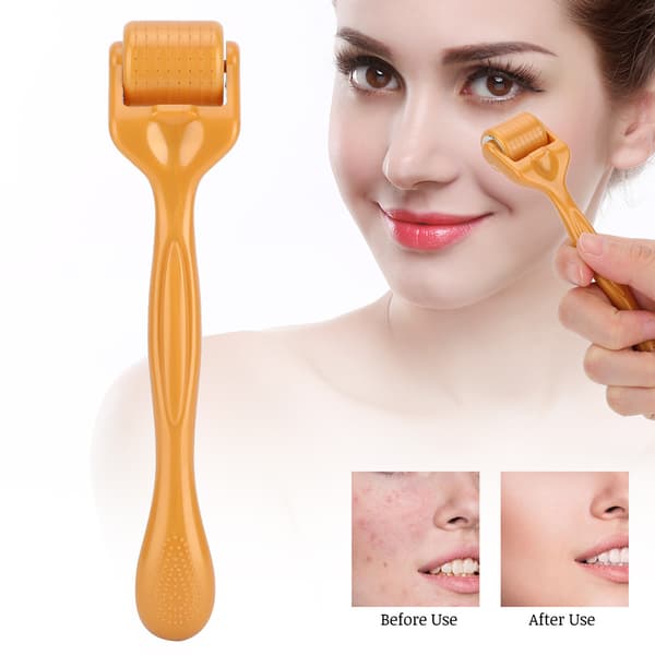 192 nåle Micro Needles Roller Ansigtsbehandling Akne Rynkefjernelse Hudpleje Massager 0,3 mm