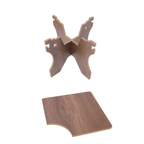 Utomhus Camping Hinkställ MDF Kopphängande Design Hopfällbart Portabelt Förvaringsställ för Vandring Picknickar