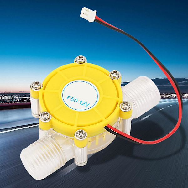 Hydroelektrisk Generator, Mikrohydraulisk Vattenturbin Generator, Vattenhjul Generator Laddningsverktyg (Storlek : 12V)