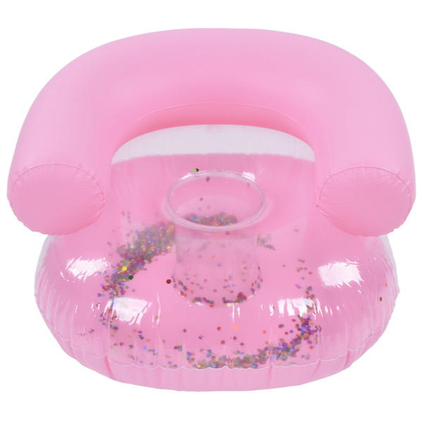 Baby Oppblåsbar Sofa Vann Svømmestol Fortykning PVC Barn Bading Lærekrakk