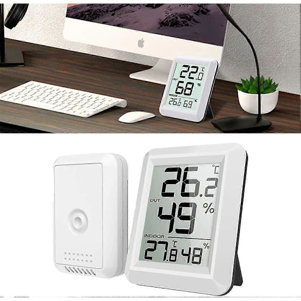 Trådlös Wifi Termometer Digital Termo Hygrometer Inomhus Utomhus