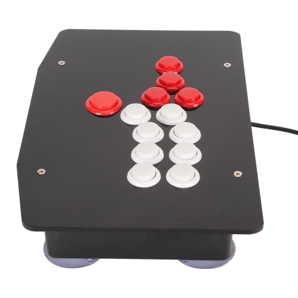 Arcade Fight Stick med USB 2.0-port, 5 retningsknapper og 8 store funktionsknapper Arcade Game Fighting Joystick