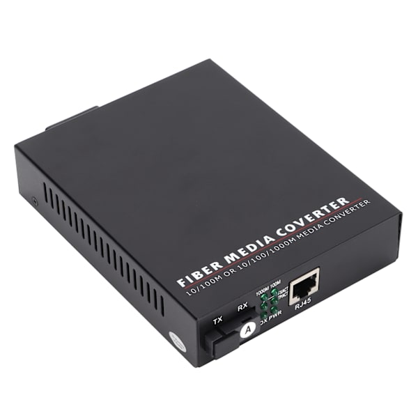 Kuituoptinen reititin TBCMC3612NS20A Yksimuotoinen Yksikuitu 20km/SC/1310nm Gigabit-kuitutransceiveri pistokkeella 100250V(EU-pistoke)