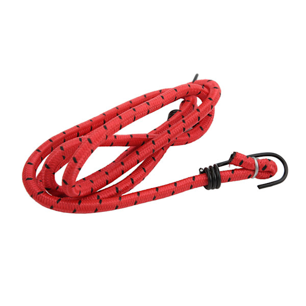 Bungee snore med kroge Elastisk gummi Bungie Cords stropper til cykelbagageholder CampingRed