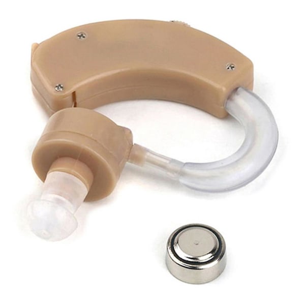 2-pakke høreforstærkere - Ergonomisk bag øret-design med individuel justering for begrænsede høreevner