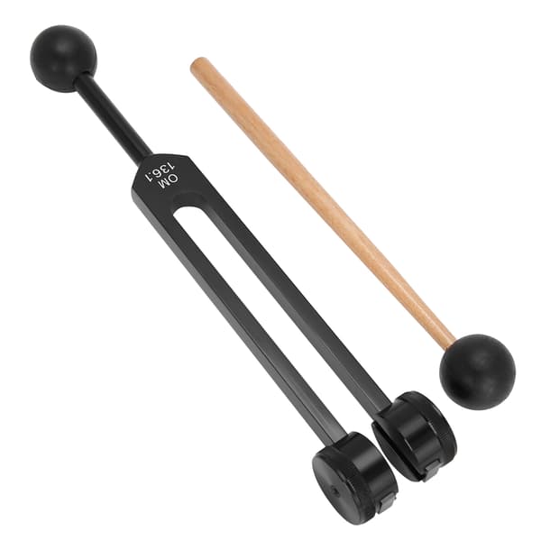 OM136.1 Stemmegaffel Aluminiumlegering Stemmegaffel Hammer Lyd Healing Terapi Værktøjssæt