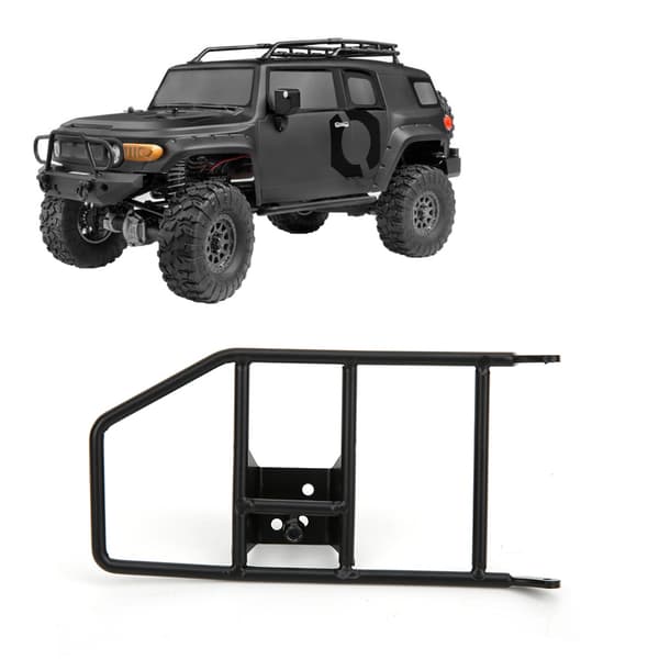 Metal reservehjulssæde til 1/10 Land Cruiser LC80 bilmodel legetøj DIY tilbehør sort