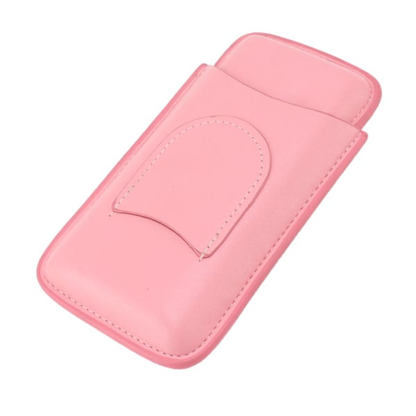 Cigar Case High End Nahka Muoti Kannettava Matkakotelo 3 Sikarille Vaaleanpunainen