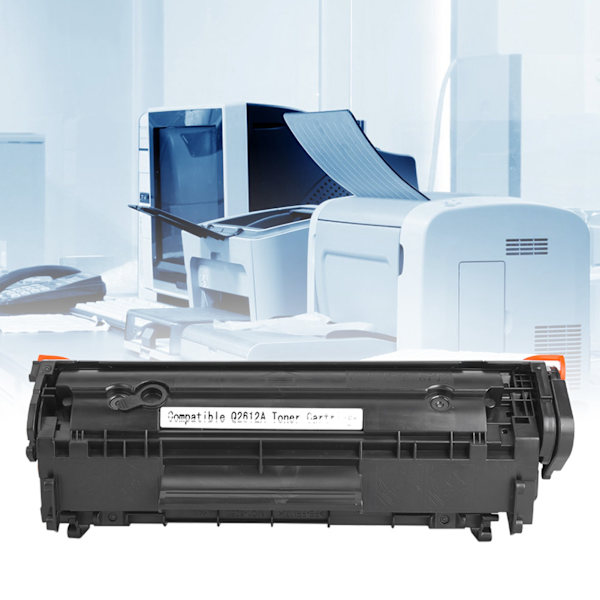 Til HP 2612A Sort Tonerpatron M1005 M1005MFP M1319F LBP‑2900 Printertilbehør