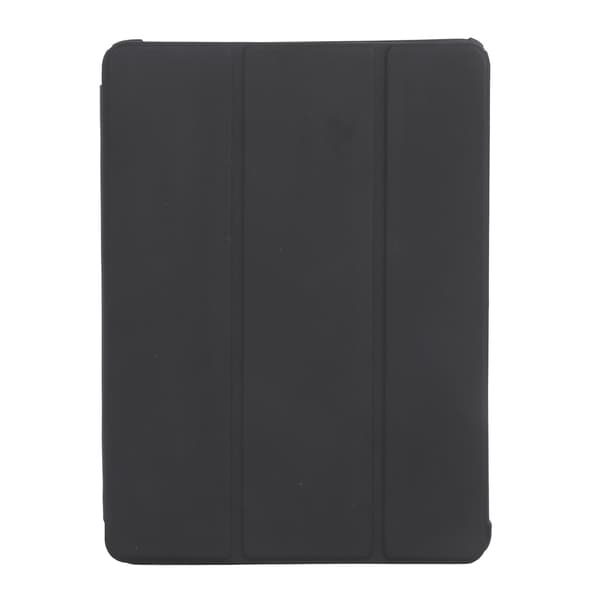 Tablet Case Sort Åndbar Præcise Udskæringer Blyantholder Magnetisk Lukning PU Læder Etui til IOS Tablet 10.2in