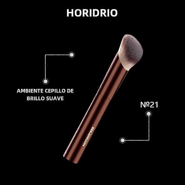 Hourglass No. 21 Ambient Soft Glow Foundation Brush, Bløde Fibre, Modedesign, Enkelt Ansigtspensel