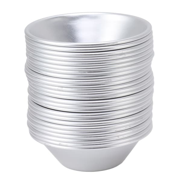 25 stk. Æggetærteforme i aluminium, små tærteforme, mini cupcake kage muffin cookie forme, bageforme til bagning