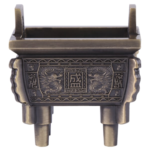 1 stk mini multifunktion røgelsespindbrænderholder røgelseskar til hjemmekontorhotel (bronze)