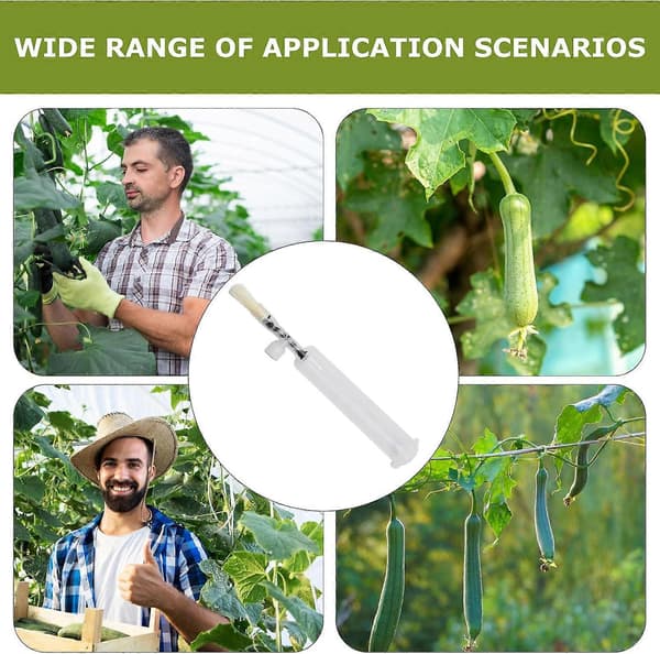 Pollination Tool, Vegetable Pollination Brush, Garden Fruit Pollinator, Brush Tip Design, Precise Pollen Distribution, Manual Pollination Tool