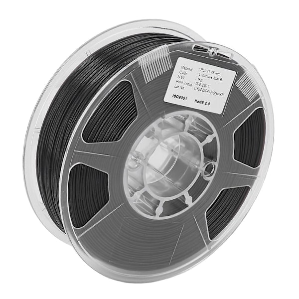 1,75 mm 3D Printer Filament Selvlysende Stjerne Høj Præcision Stærk Vedhæftning Boblefri 3D Printforbrugsvarer kompatibel med 3D Pen Printer