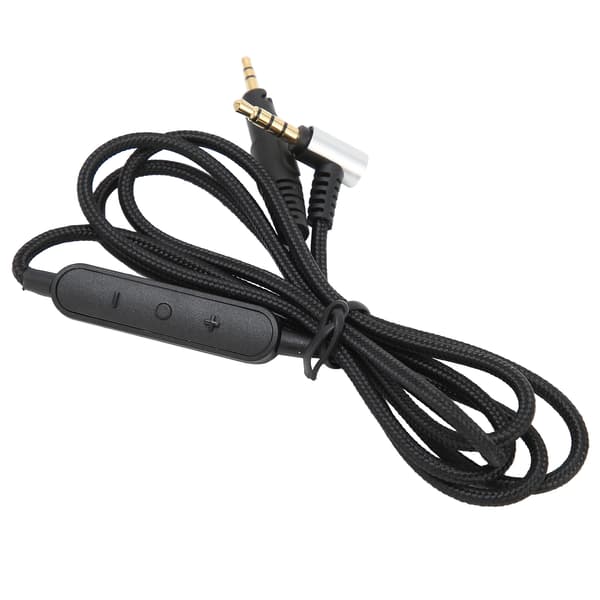 3,5 mm hörlurskabel headset ljudsladd passar för Audio-Technica ATH-M50X M40X M70X