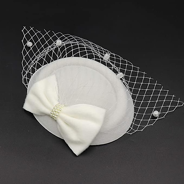 Stiligg Fascinatorhatt med Slør for Kvinner Perfekt for Kentucky Derby Bryllup og Tepartyer
