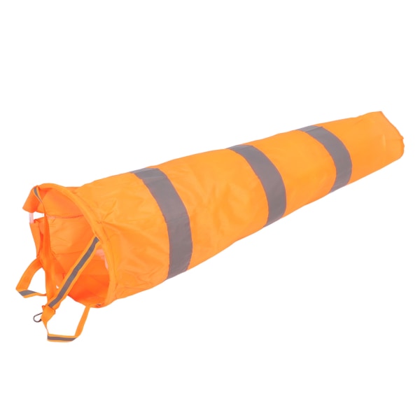 Vindstrumpa Vindriktningsmätning Strumpa Väska Orange Polyester 80cm för Utomhus Flygplats Reflekterande