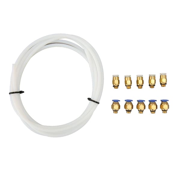 PTFE-slange med PC4 M6 KJH04 M6 Pneumatiske Fittings til 1,75 mm Filament PLA ABS til Bambu Lab 3D-printer