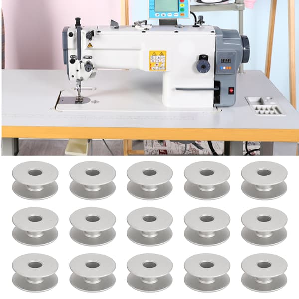 100 stk. metallspoler for flat broderi bil symaskin erstatningstilbehør 40264A Flat