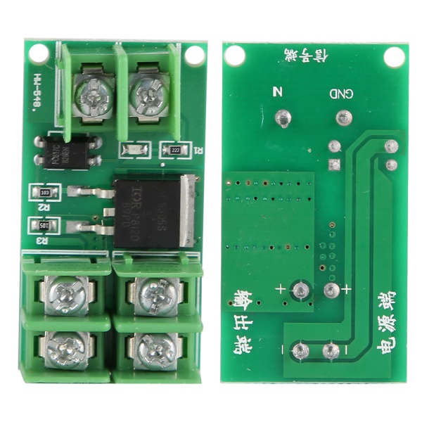 MOS-rørmodul PMOS elektronisk bryterkort med 3V / 5V / 12V / 24V / 36V inngangssignalspenning