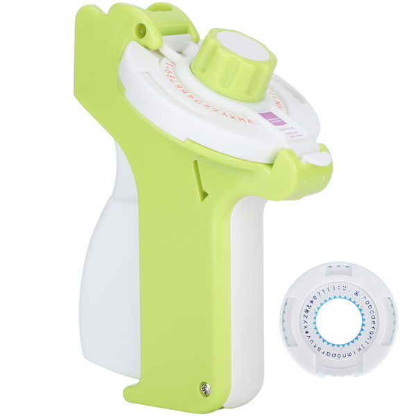 Mini Handheld Etikettmaskin Bärbar Manuell 3D Präglingsmaskin med Band Brev Fall