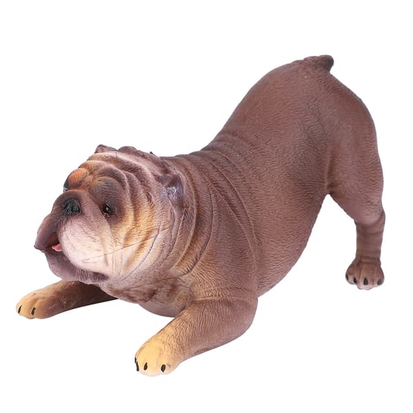 Høj Simulation Fransk Liggende Bulldog Model Søvnig Dyr Legetøj til Børn Gave (#878)