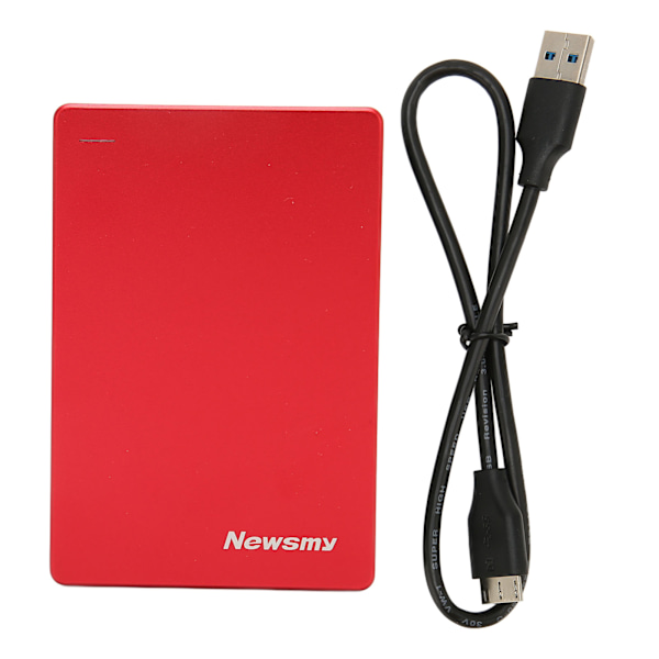 Ekstern harddisk 160G understøtter UASP TRIM automatisk dvaletilstand Plug and Play mobil harddisk til computer TV telefon rød
