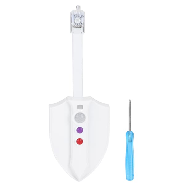 Vanntett toalettlys bevegelsessensor LED nattlampe med UV-lys for baderom