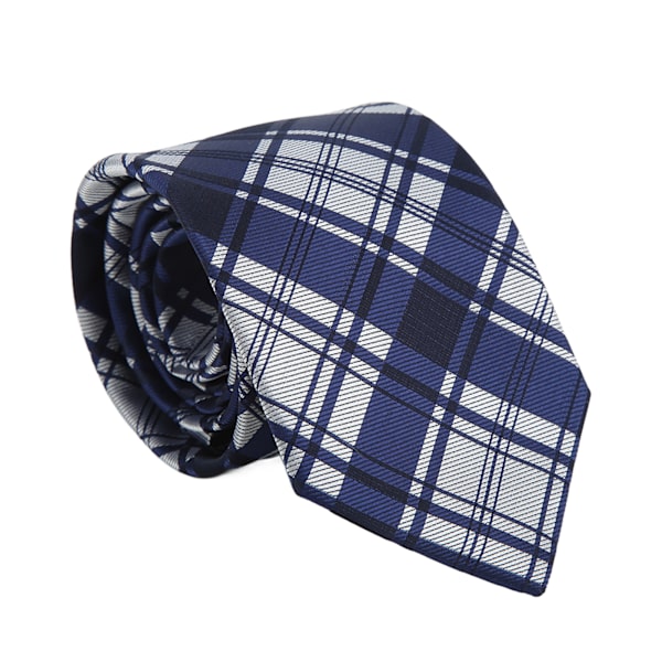 PlaidMen-solmio, klassinen tyyli, polyesterilanka, design, business-solmio häihin, juhliin ja liiketoimintaan