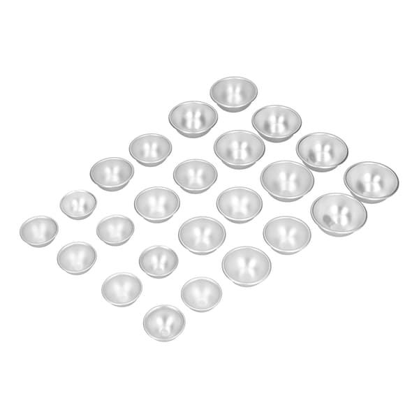 DIY aluminiumslegering badesaltkugleforme letvægts husholdningsismodel kagebageformsæt#24
