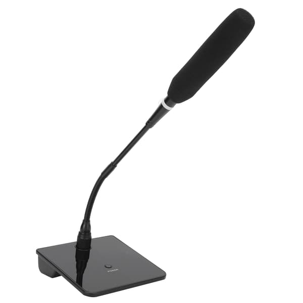 Dator USB Mikrofon Möte Spel Live Röst Svanhals Trådbunden MIC Svart US 100‑240V
