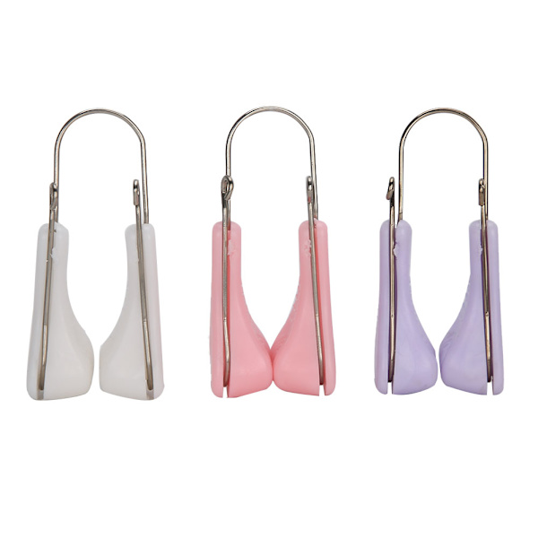 Silikone Nose Up Lifting Clips Portable Nose Bridge Shaping Beauty Clip (PinkPurpleWhite)