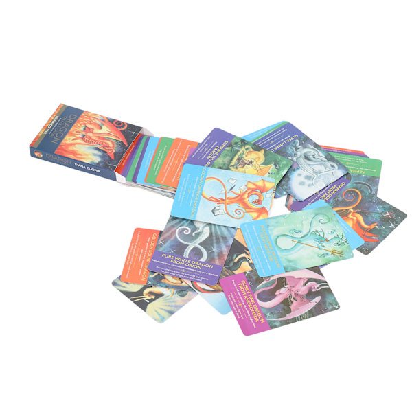 Divination Card Dragons Form Fremtid Fortælling Mystisk Hemmelig Verden Tarot Kort til Spil Gave