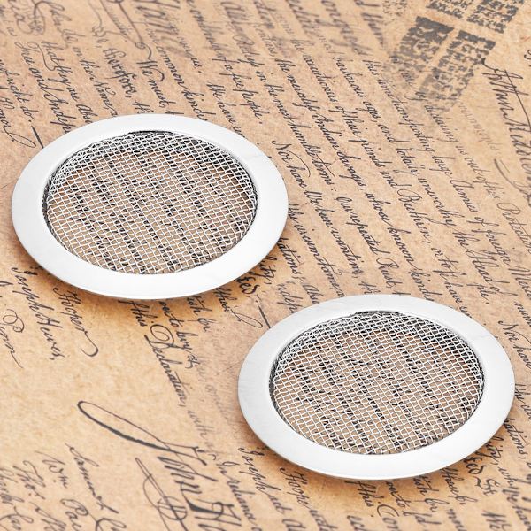2 STK resonator gitar lyd hull deksel setter inn skjerm metall for Dobro deler (sølv)