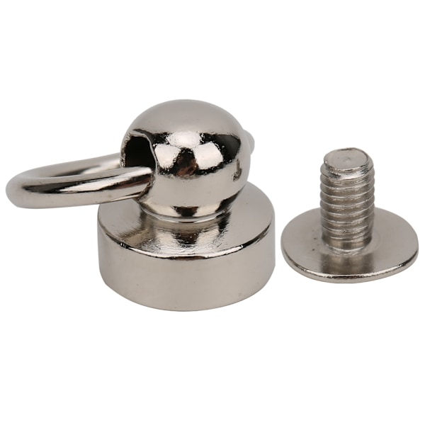 20 Set Stud Rivets 9mm Mässing O-Ring Huvudknapp Rivet Stud för LäderhantverkSilver