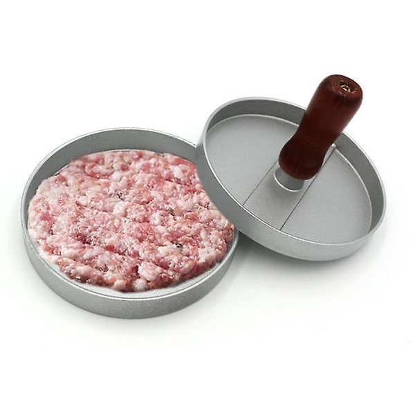 Burgerpresse Patty Maker Non-Stick Hamburger Form med 100 Vokspapirer BPA Fri til Oksekød Veggie BBQ Grill
