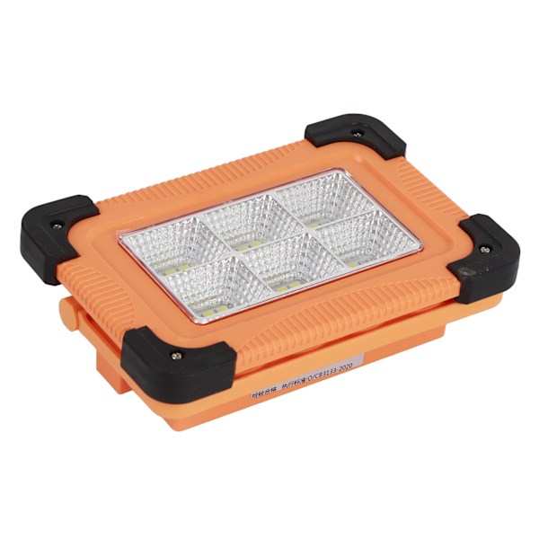 Utomhus tält camping ljus miljövänlig soljustering vinkel bärbar campinglampa för hemlager gula lampa, laddningsversion