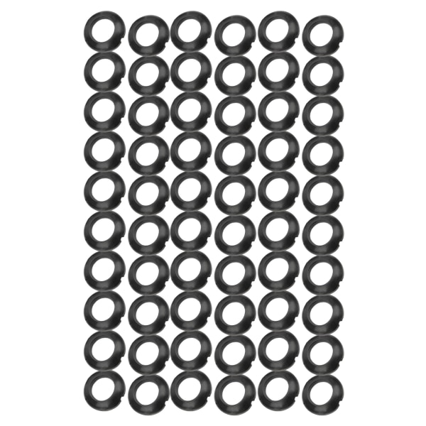 60 stk fiskespøbygg silikon elastisk vikling kontrollring trimring adapter 9,5 MM